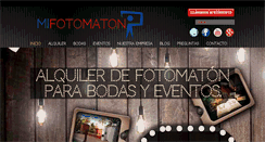 Desktop Screenshot of mifotomaton.es